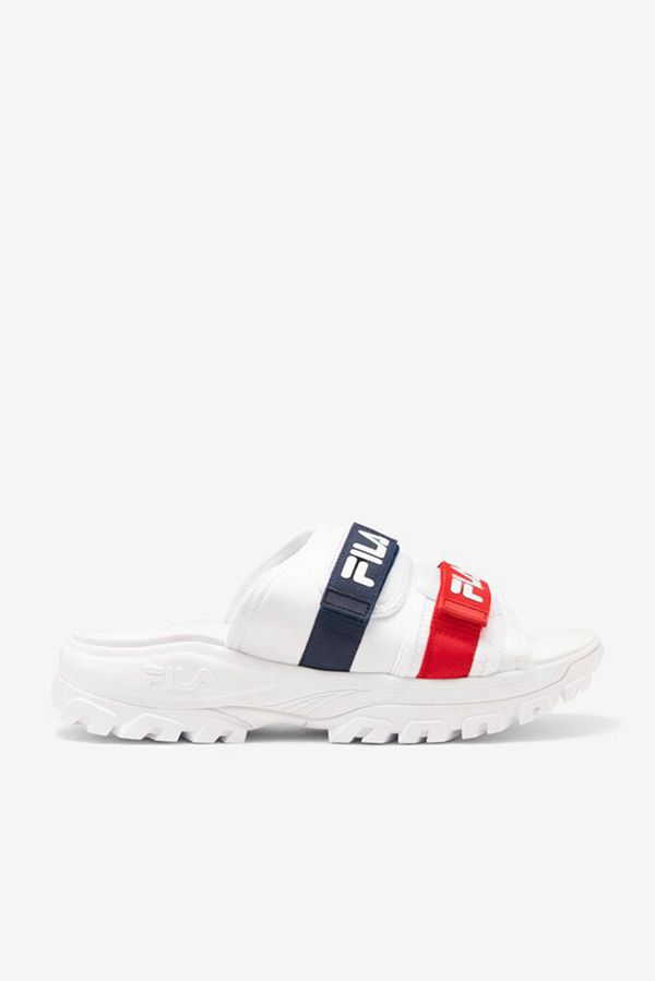 Chanclas Fila Hombre Blancas / Azul Marino / Rojas - Outdoor - España 513726ABD